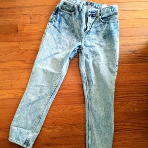 High waist diesel wash jeans
